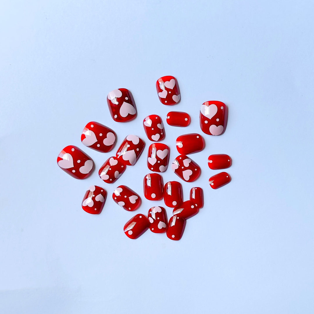 Artistic Heart Motif Nail Art Kit