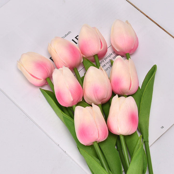 Elegant Faux Tulip Bouquet