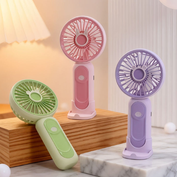 Ladies portable USB hand fan with cute rabbit design Kalsten