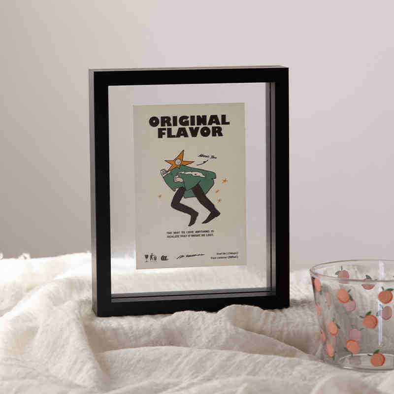 Decorative Glass Shadow Box Frame