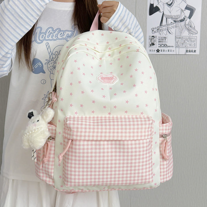 Fun Sparkly Star-Embellished School Backpack Kalsten