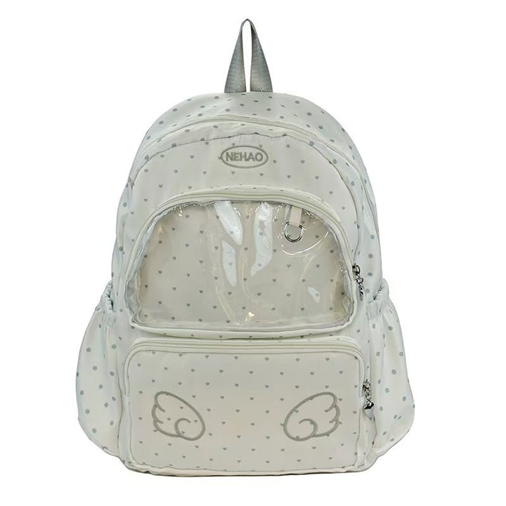 Transparent Front Pocket Backpack Kalsten