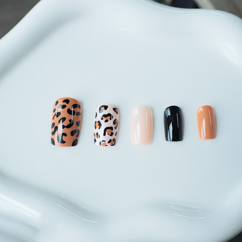 Trendy Leopard Print Nail Art Extensions Kalsten
