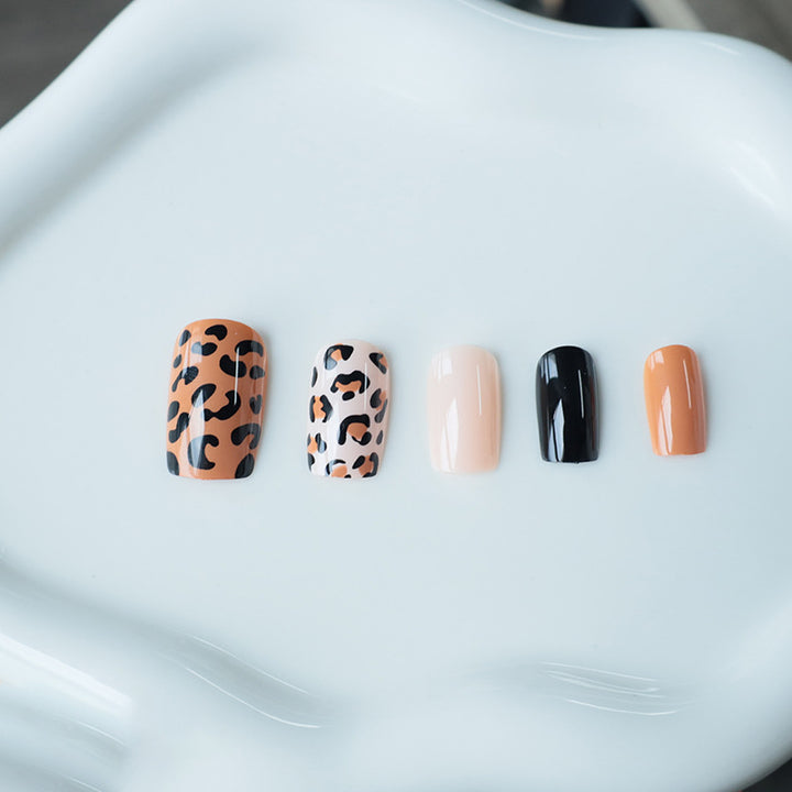Trendy Leopard Print Nail Art Extensions Kalsten