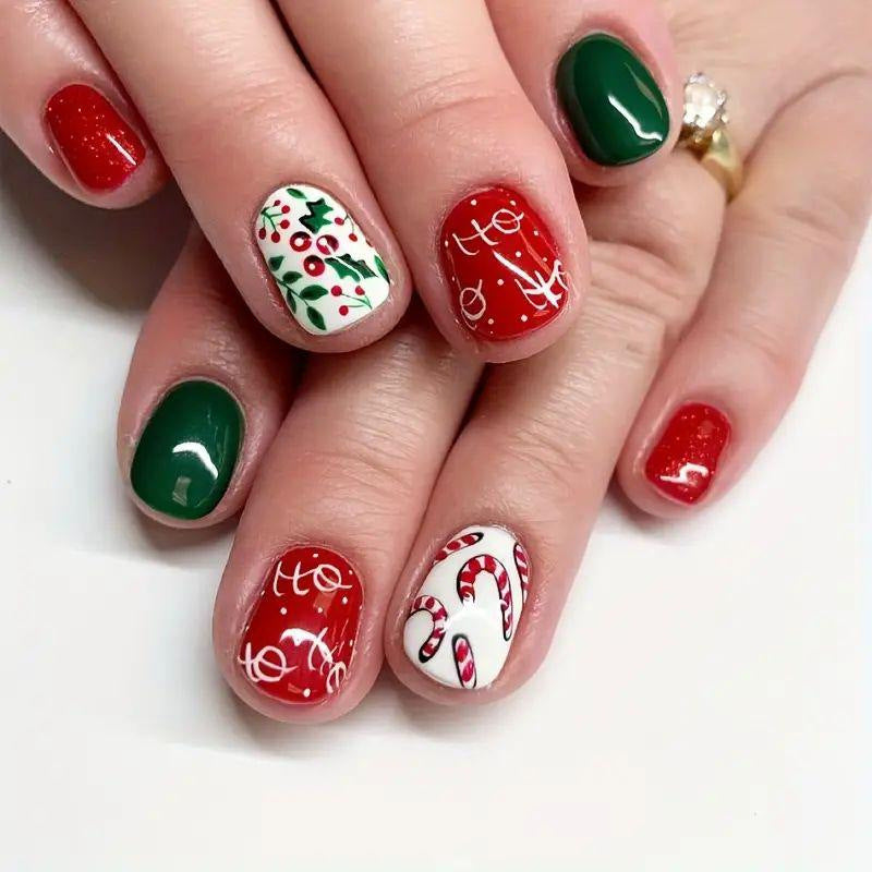 Festive Holiday Nail Art Kit Kalsten