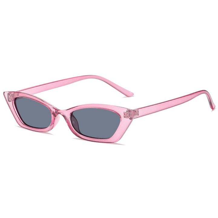 Women's fashionable cat-eye sunglasses with transparent frame Kalsten