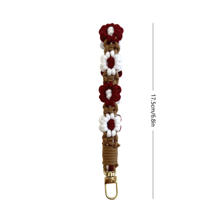 Floral Macrame Keychain Holder Kalsten 1788942629