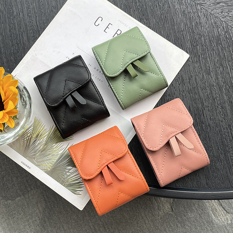 Quilted Leather Card Holder