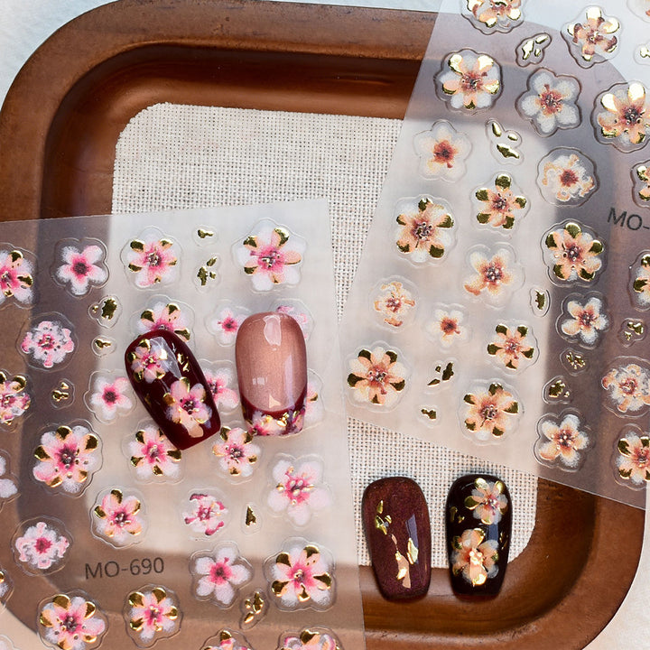 Floral Nail Art Sticker Sheet  1791507000