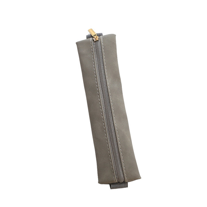 Long Leather Pencil Pouch