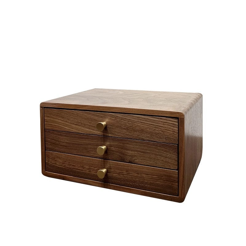 Wooden Jewelry Storage Box with Dual Drawers Kalsten