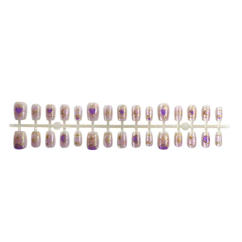Celestial Design Press-On Nail Set