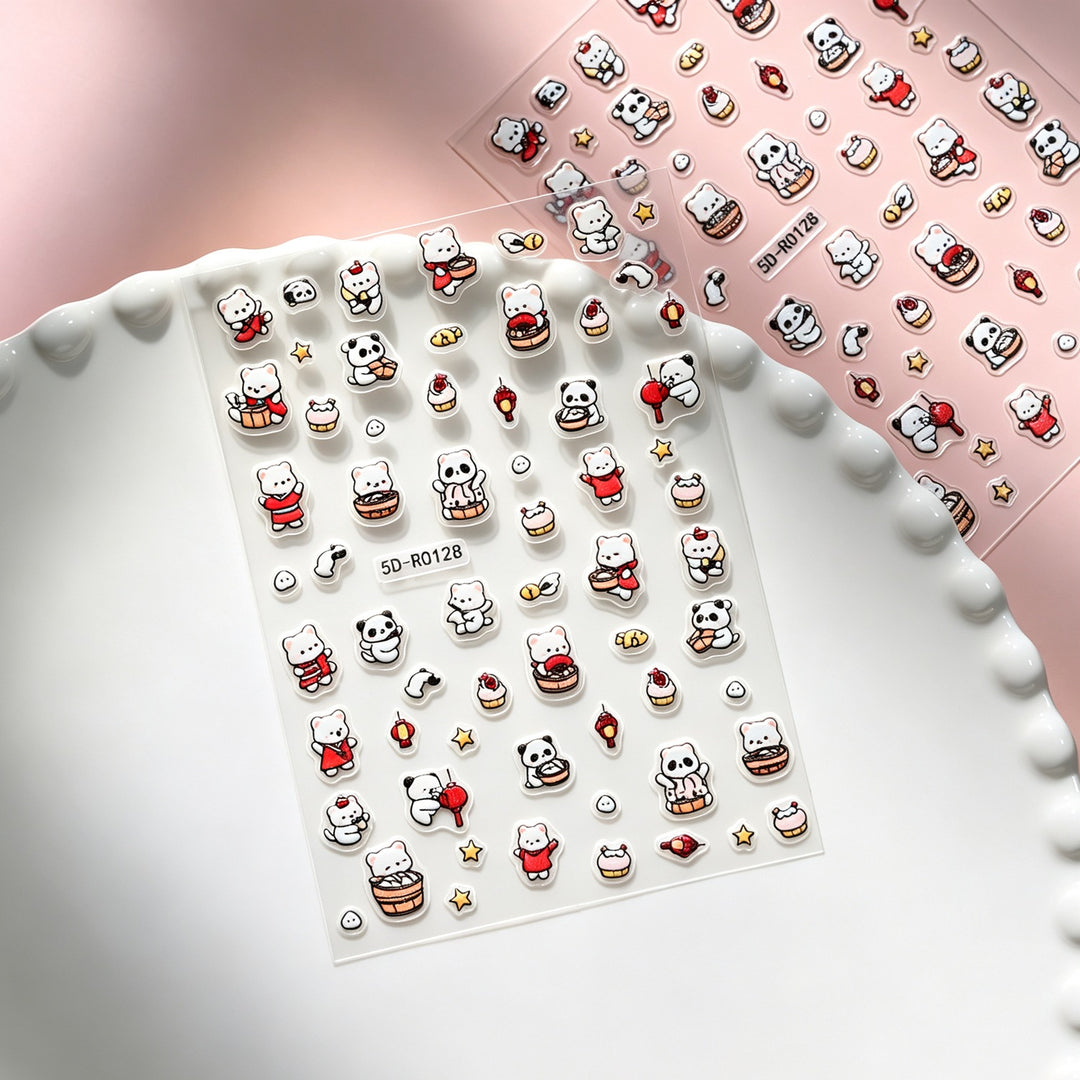 Decorative 3D Floral and Butterfly Nail Art Charms