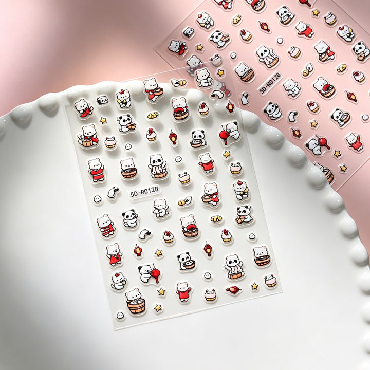 Decorative 3D Floral and Butterfly Nail Art Charms