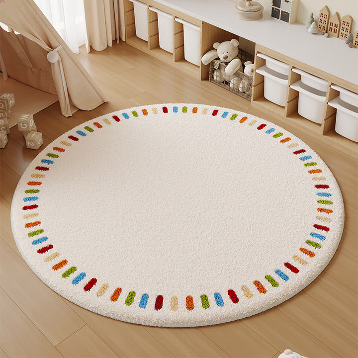 Playful Round Area Rug