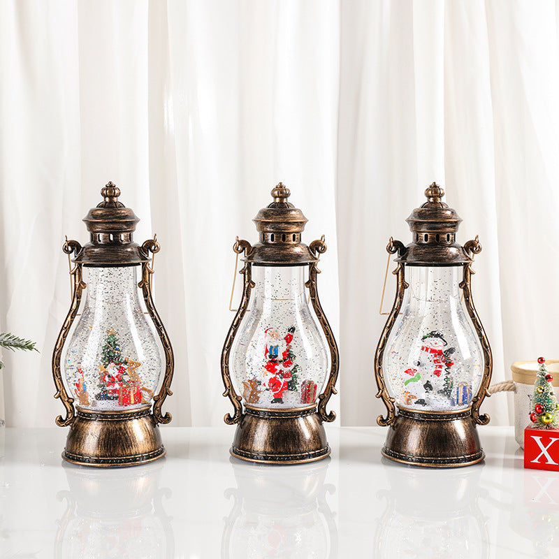 Decorative LED Lantern with Winter Scene Kalsten