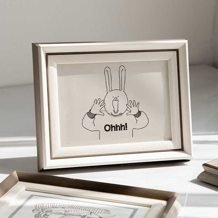 Artistic Framed Line Drawing Picture Frame