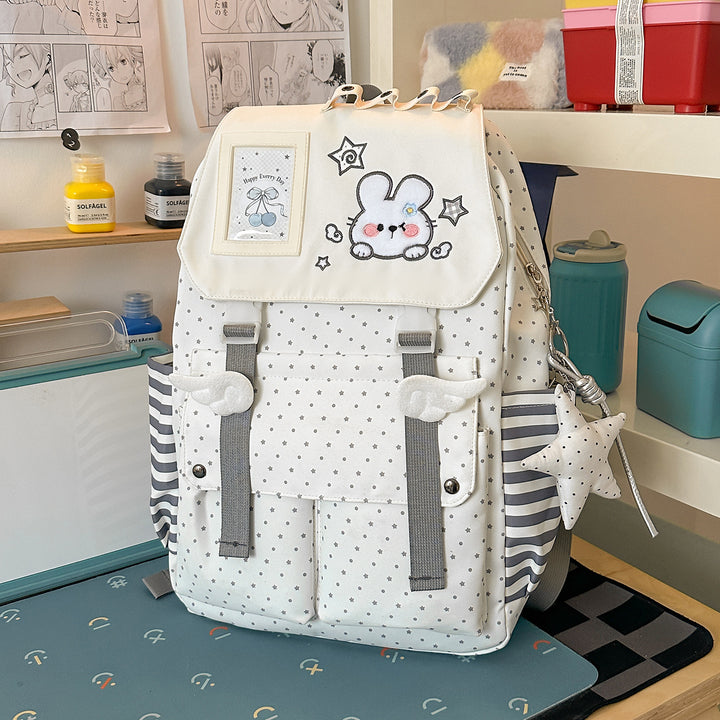 Cute Character Print Backpack Kalsten