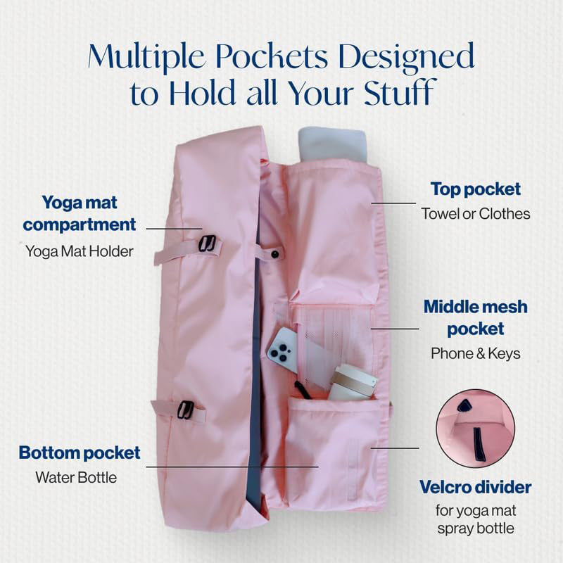 Yoga bag with practical compartment division Kalsten