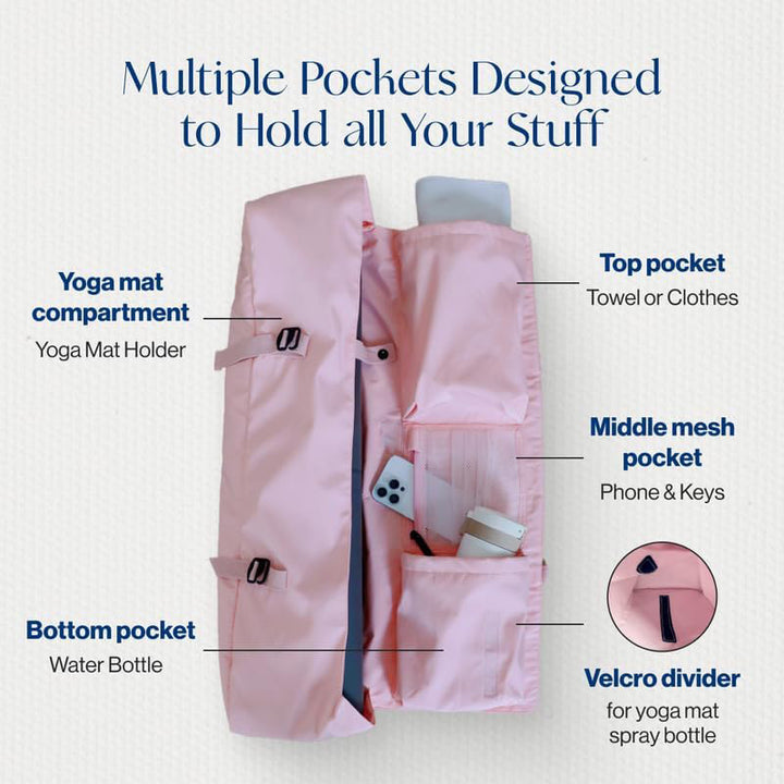 Yoga bag with practical compartment division Kalsten