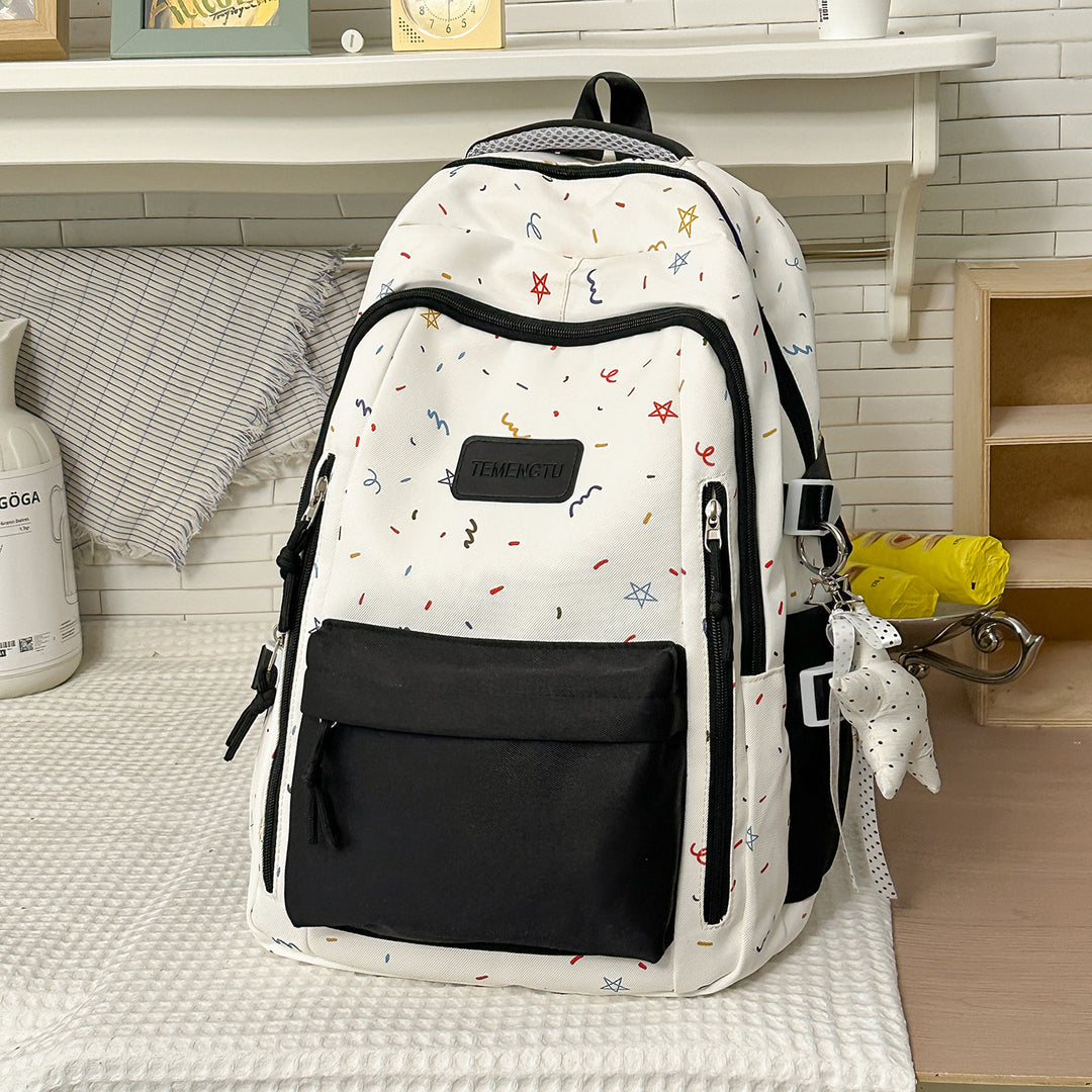Trendy Decorative Patterned Backpack Kalsten
