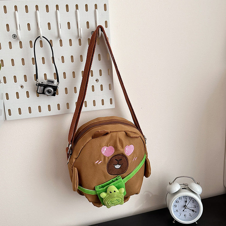Plush Shoulder Bag in Animal Design Kalsten