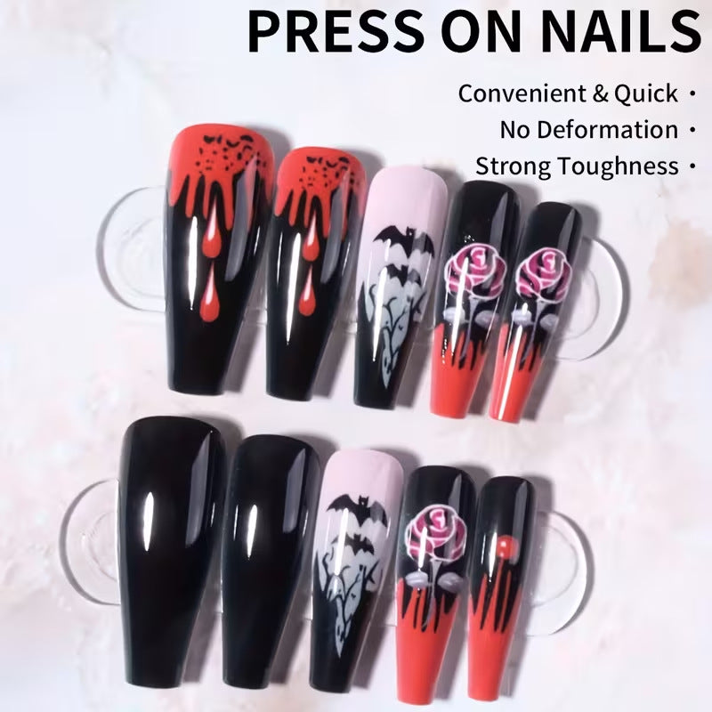 Halloween-Themed Art Press-On Nails Kalsten