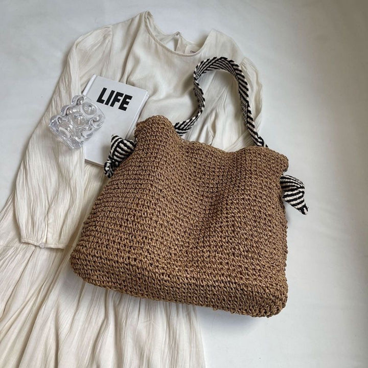Handbag with Striped Straps Kalsten