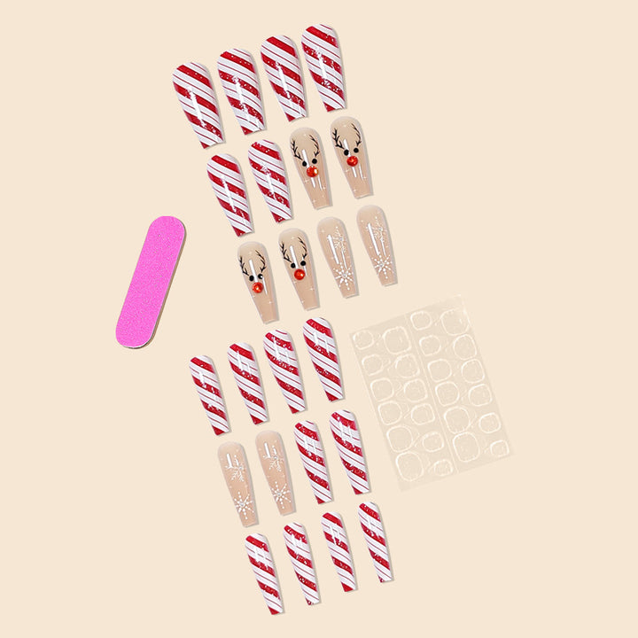 Festive Holiday Nail Art Extensions