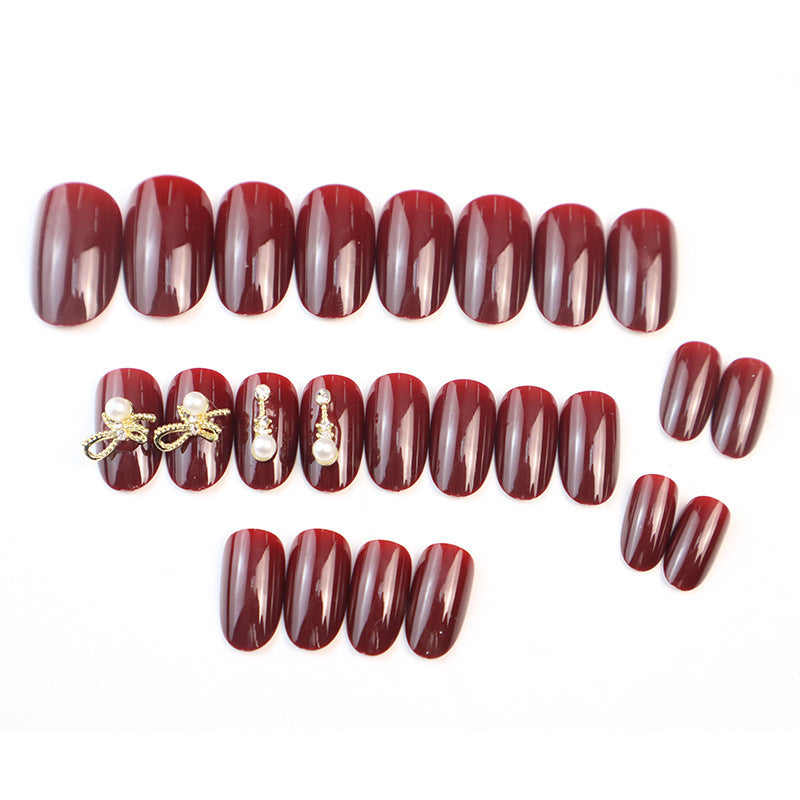 Luxurious Decorative Press-On Nail Set Kalsten