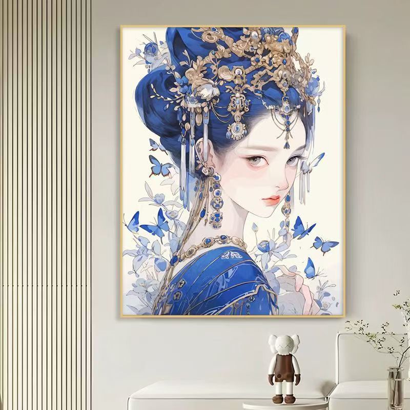 Elegant Butterfly-Themed Canvas Art Print Kalsten