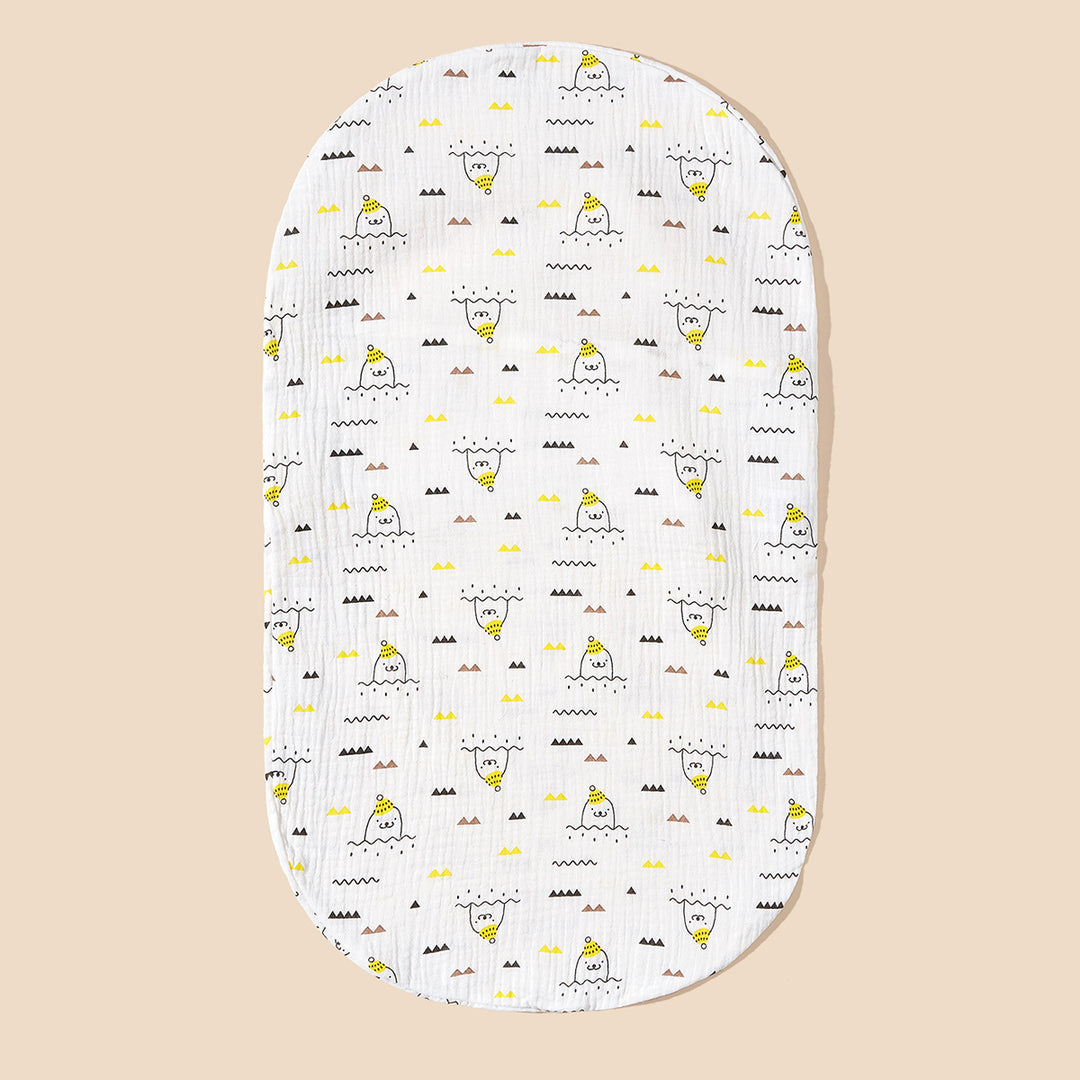 Cotton Muslin Crib Mattress Protector kalsten
