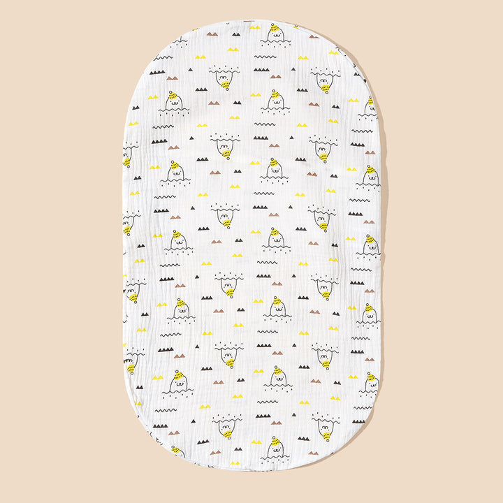Cotton Muslin Crib Mattress Protector kalsten