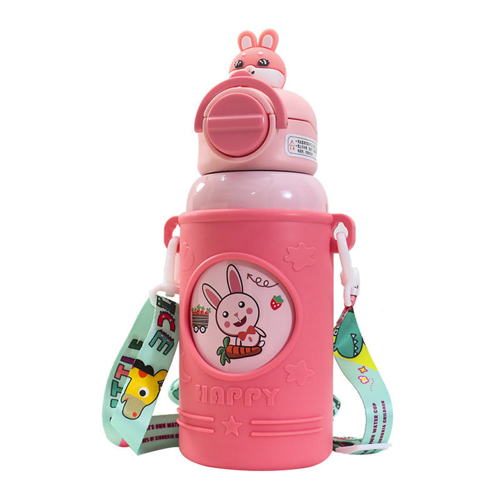 Women's High-Quality Insulated Drinking Bottle with Cute Frog Design Kalsten