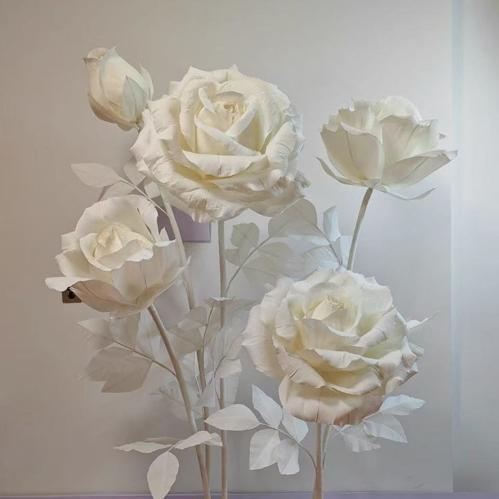 Elegant Decorative Paper Rose Arrangement