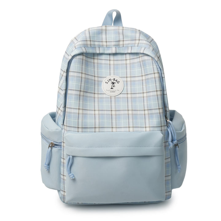 Stylish Plaid Backpack Kalsten