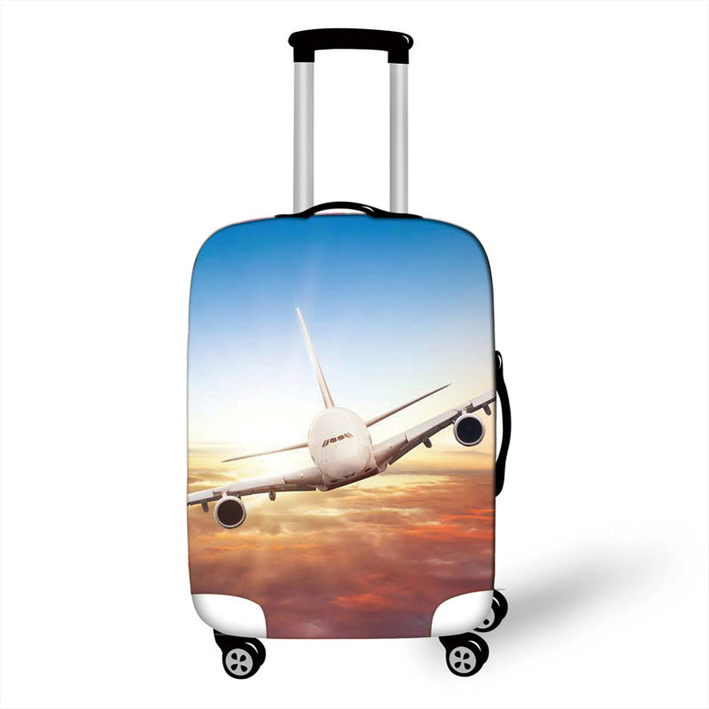 Women's Hard Shell Suitcase with Eye-Catching Airplane Design Kalsten