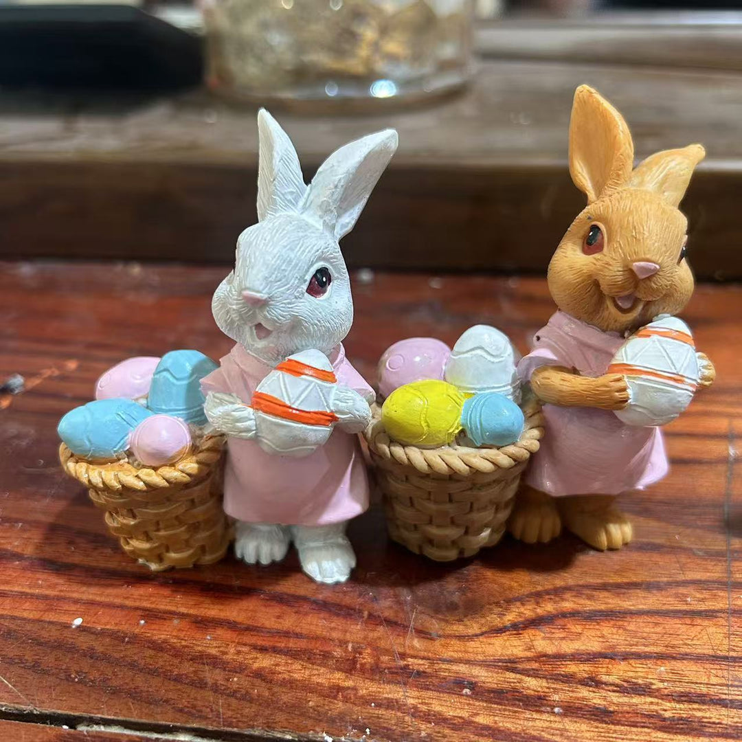 Decorative Bunny Figurine Set Kalsten