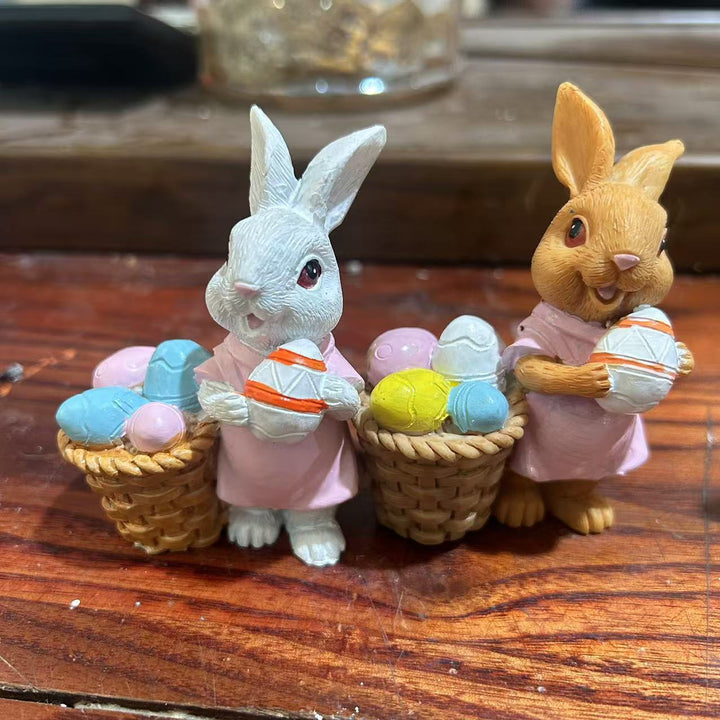 Decorative Bunny Figurine Set Kalsten