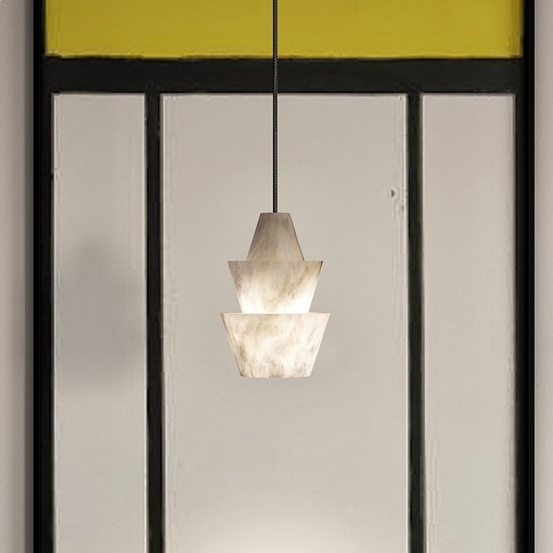 Layered Geometric Pendant Light