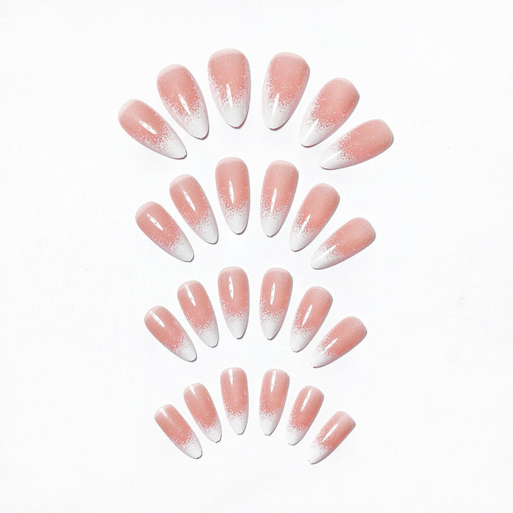Creative artificial nails with elegant glitter design Kalsten