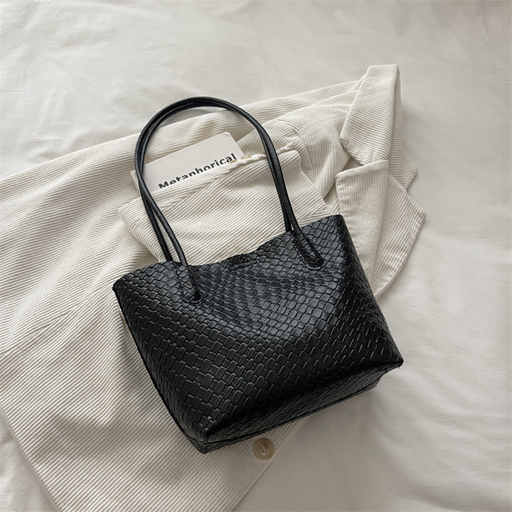 Woven Textured Handbag