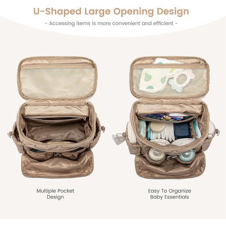 Insulated Multi-Pocket Baby Diaper Backpack Kalsten