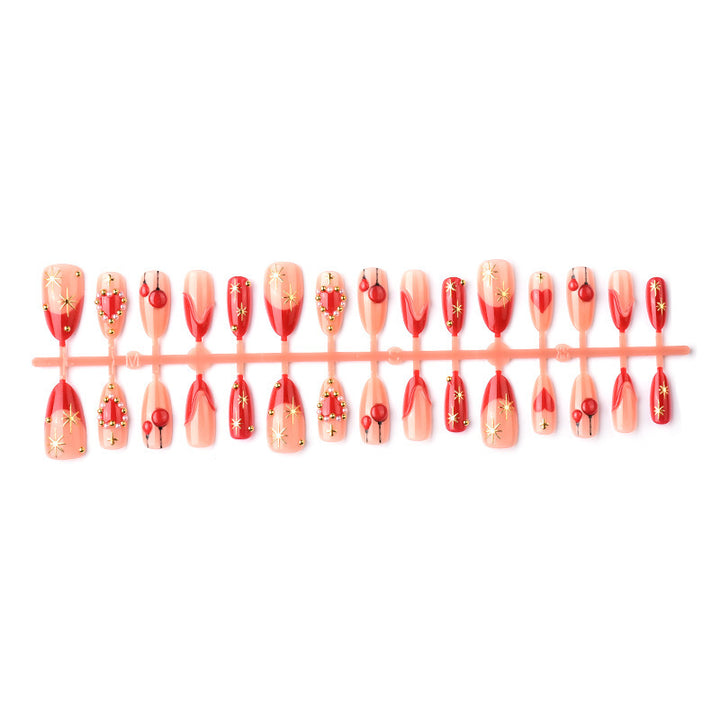Artificial nails in classic style Kalsten
