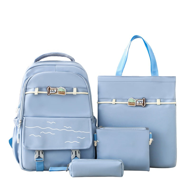 Multi-Compartment Travel Backpack Set
