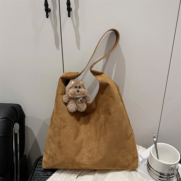 Suede Slouchy Hobo Bag Kalsten