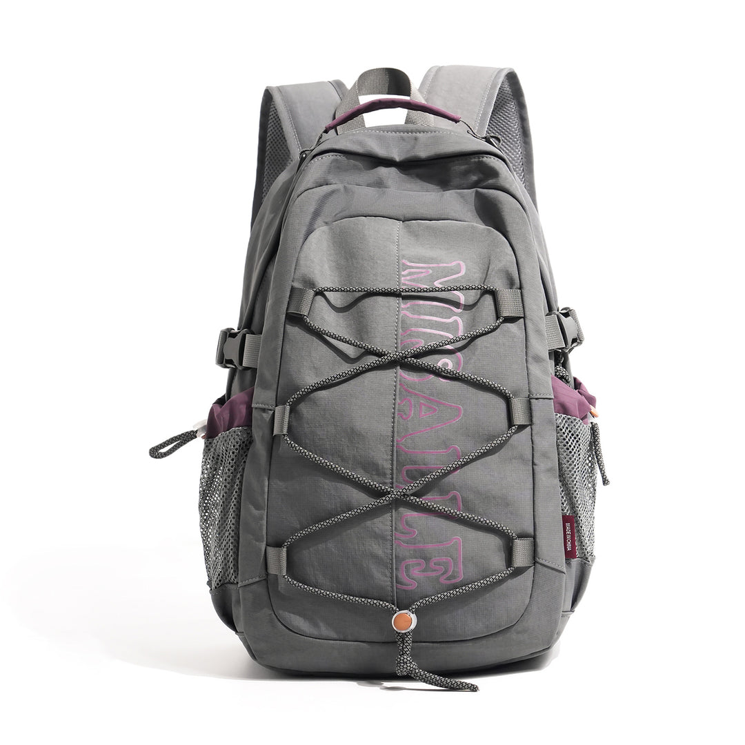 Unisex spacious leisure and travel backpack with padded laptop compartment and elastic front bungee Kalsten