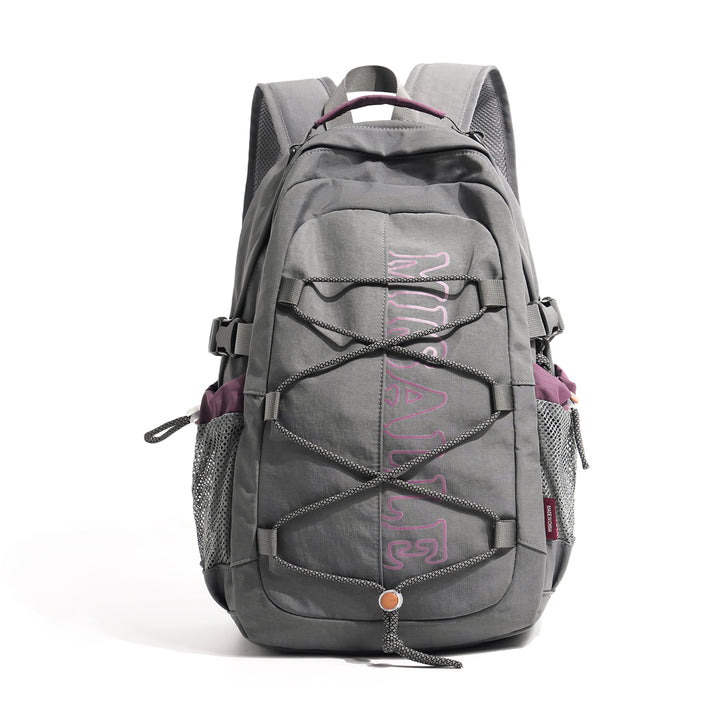 Unisex spacious leisure and travel backpack with padded laptop compartment and elastic front bungee Kalsten