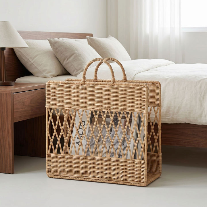 Handmade storage basket with viewing window Kalsten