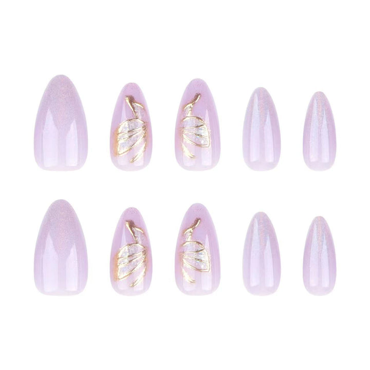 Elegant Decorative Press-On Nails